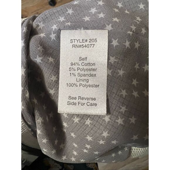 Cabi style# 205 Black & White Zip Line Peplum Jacket 8 - Picture 8 of 9